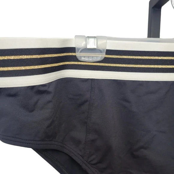 Addition  Elle Gold/Black Bikini Bottoms - Picture 4 of 7
